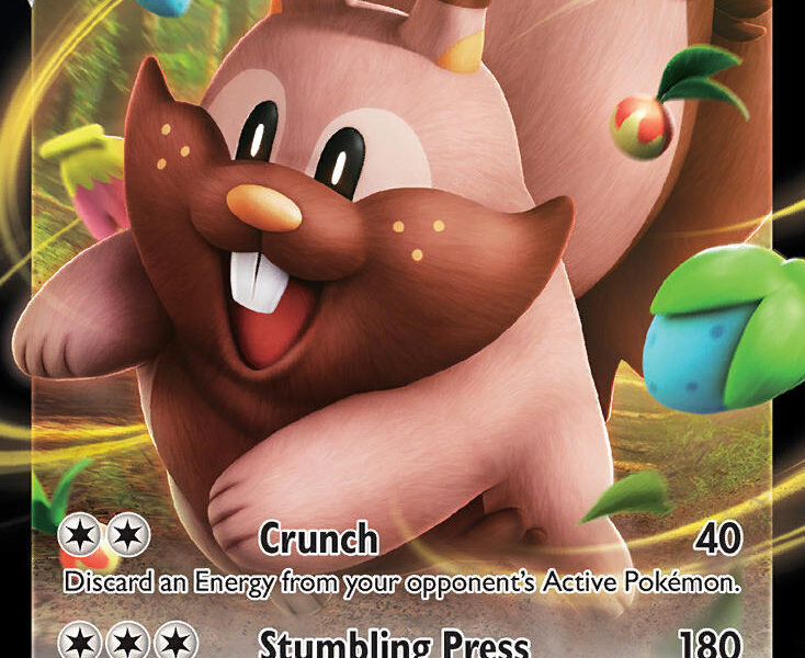 Greedent V Pokemon Kaart