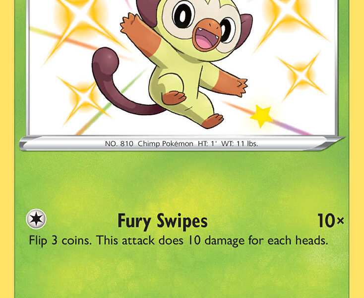 Grookey Pokemon Kaart