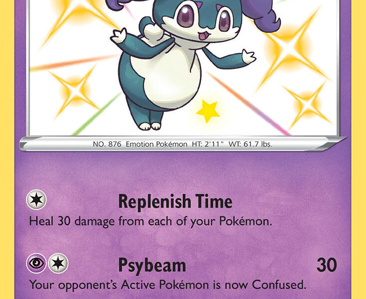 Indeedee Pokemon Kaart