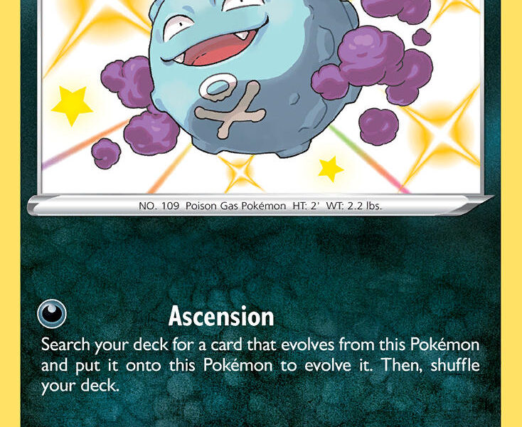Koffing Pokemon Kaart