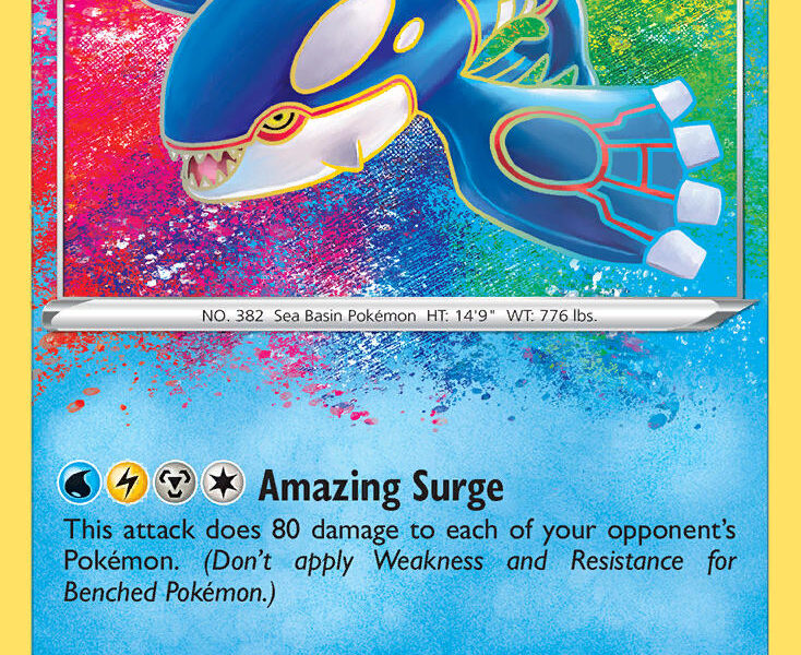 Kyogre Pokemon Kaart