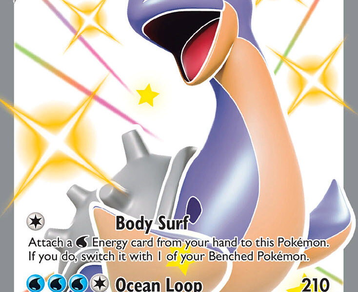 Lapras V Pokemon Kaart