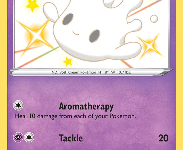 Milcery Pokemon Kaart