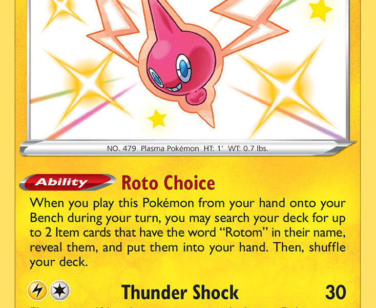 Rotom Pokemon Kaart