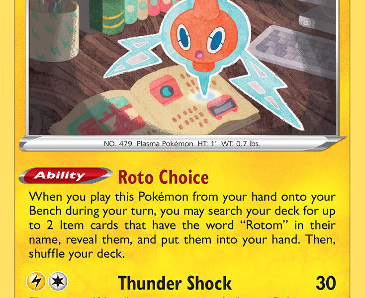 Rotom Pokemon Kaart