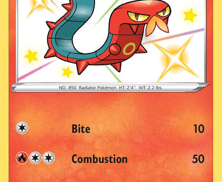 Sizzlipede Pokemon Kaart