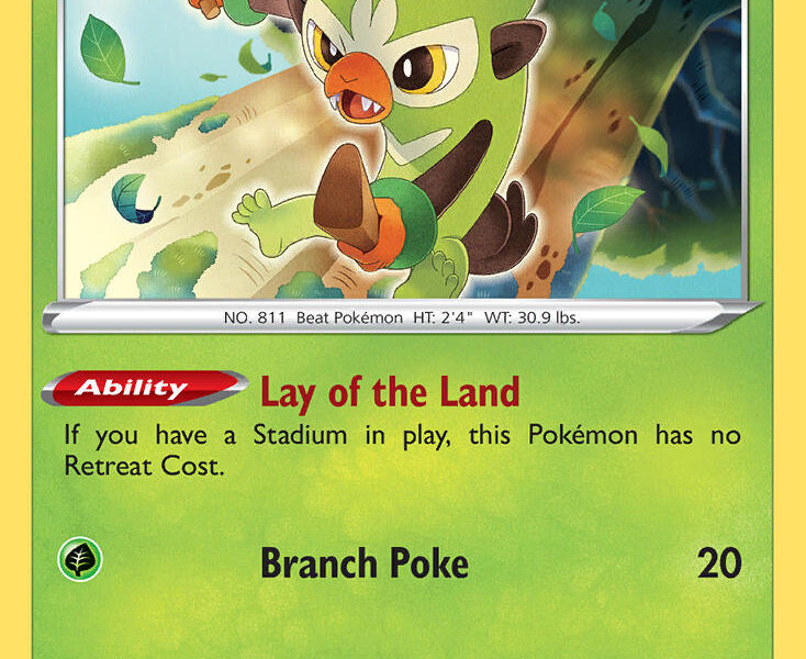 Thwackey Pokemon Kaart