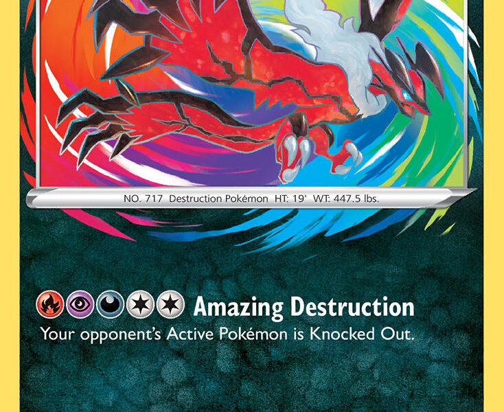 Yveltal Pokemon Kaart