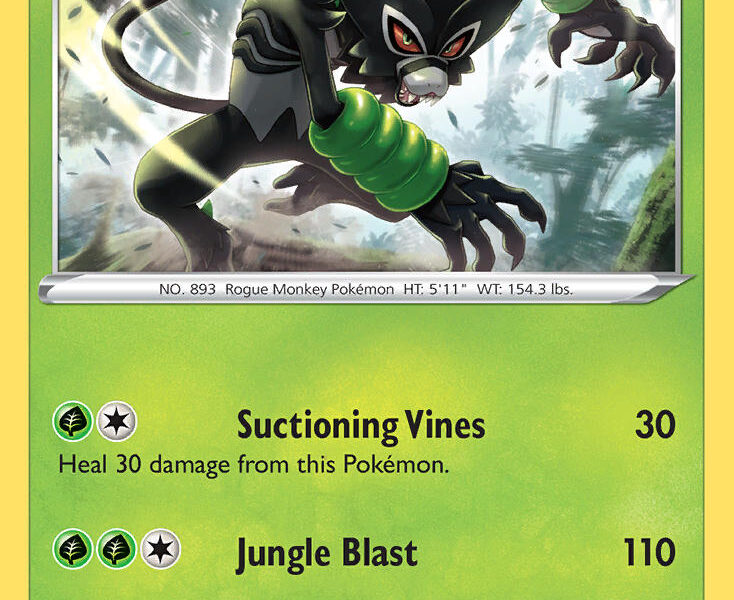Zarude Pokemon Kaart