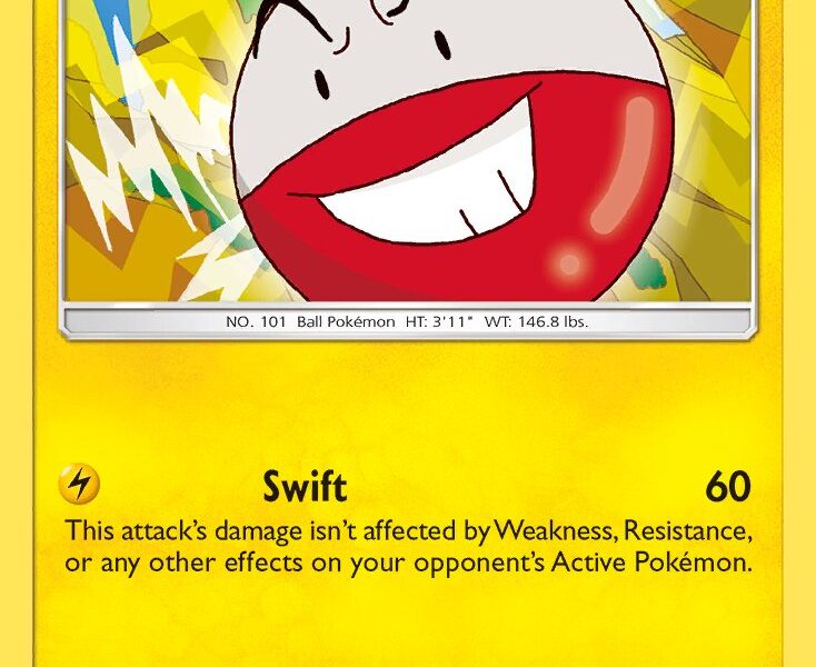 Electrode Pokemon Kaart