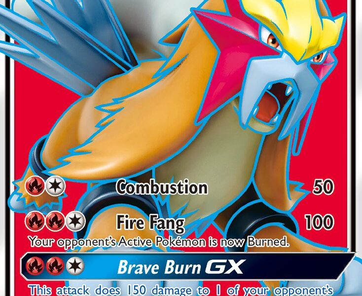 Entei-GX Pokemon Kaart