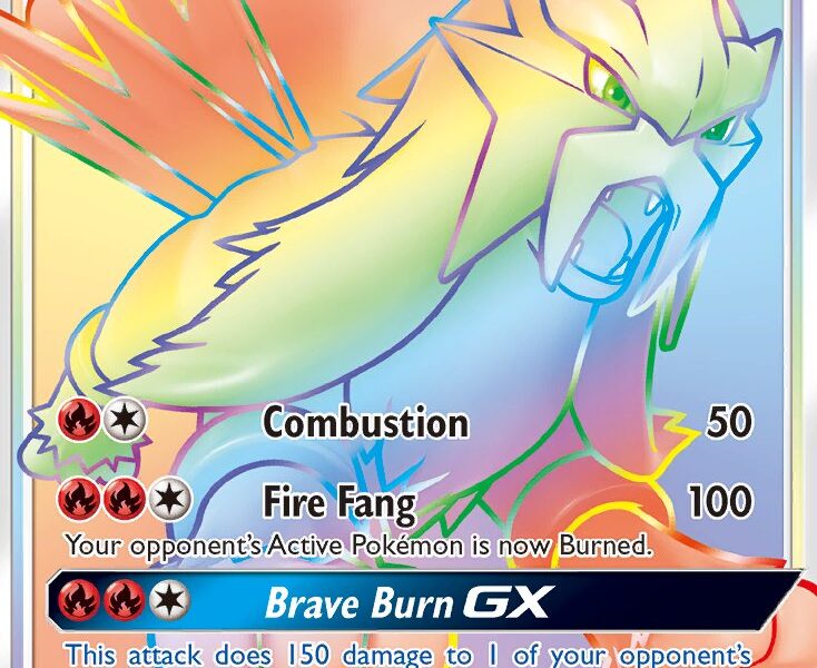 Entei-GX Pokemon Kaart