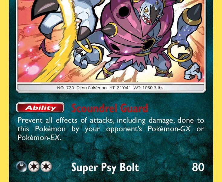 Hoopa Pokemon Kaart