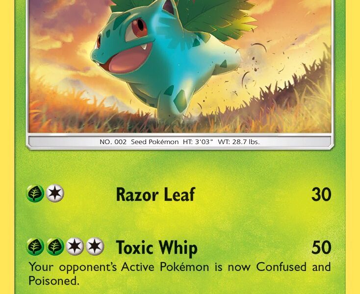 Ivysaur Pokemon Kaart
