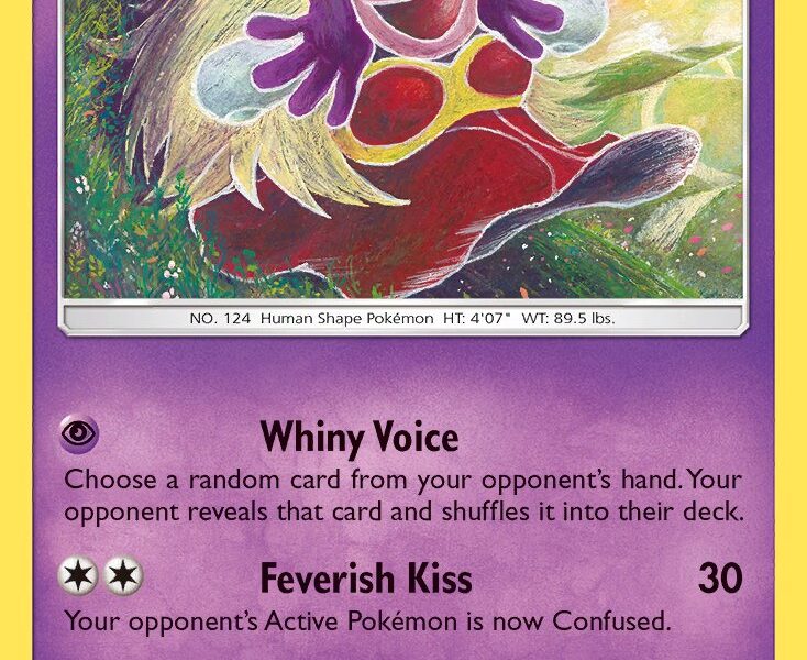 Jynx Pokemon Kaart