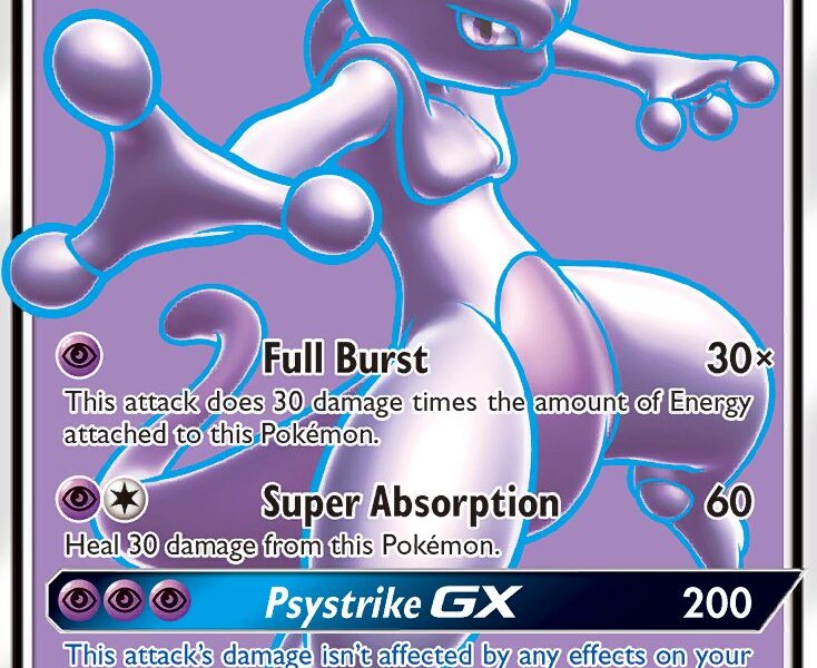 Mewtwo-GX Pokemon Kaart