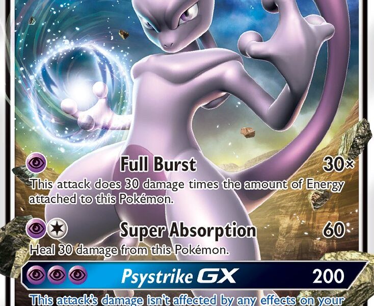 Mewtwo-GX Pokemon Kaart