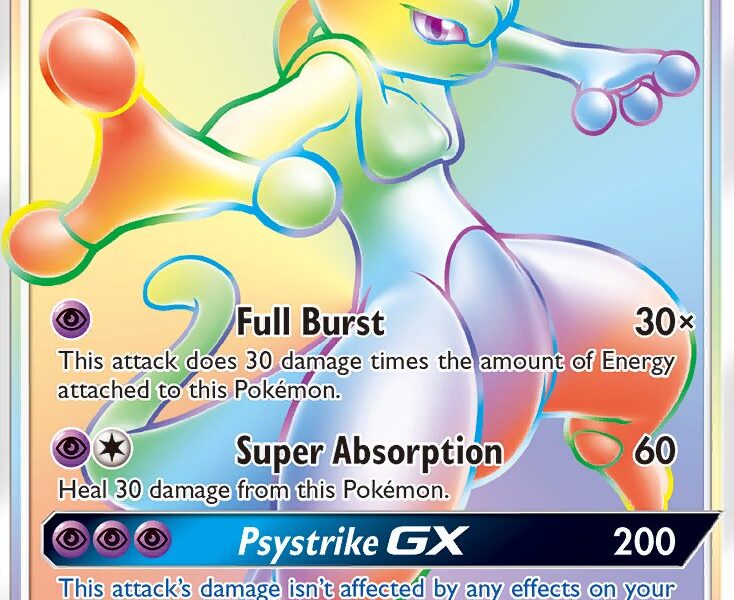 Mewtwo-GX Pokemon Kaart