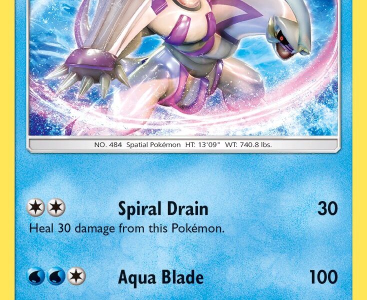 Palkia Pokemon Kaart