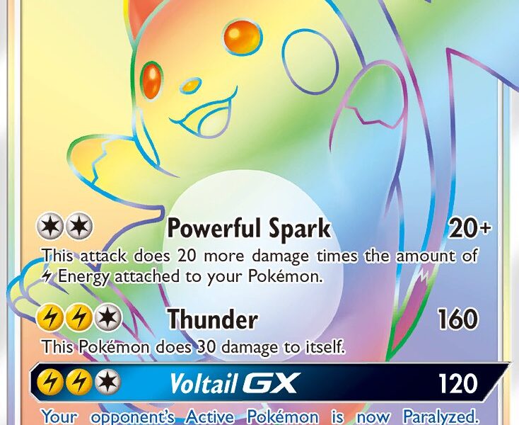 Raichu-GX Pokemon Kaart