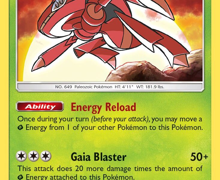 Shining Genesect Pokemon Kaart