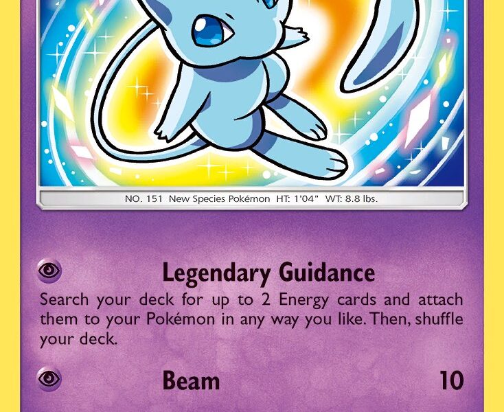 Shining Mew Pokemon Kaart