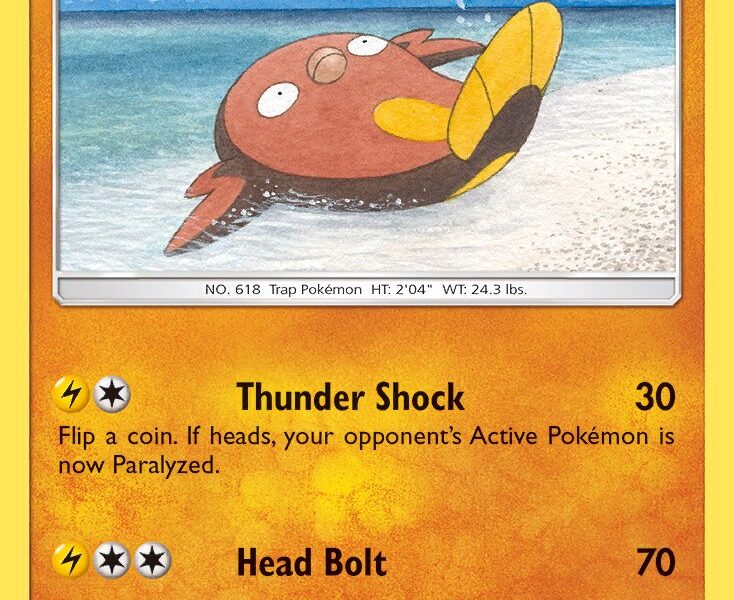 Stunfisk Pokemon Kaart