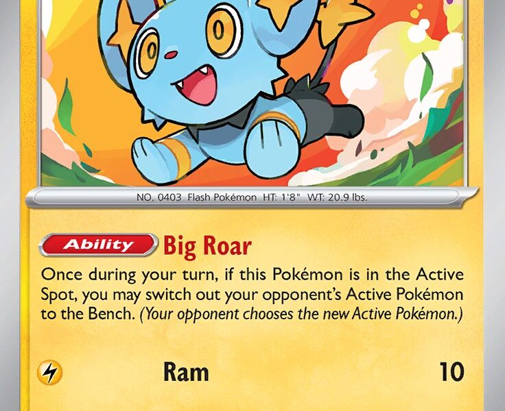 Shinx Pokemon Kaart