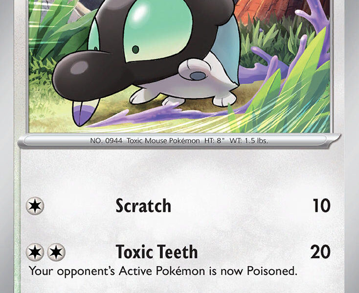 Shroodle Pokemon Kaart