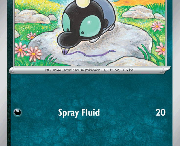 Shroodle Pokemon Kaart