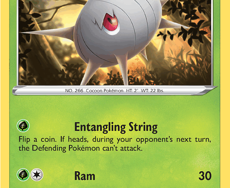 Silcoon Pokemon Kaart