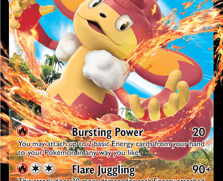 Simisear V Pokemon Kaart