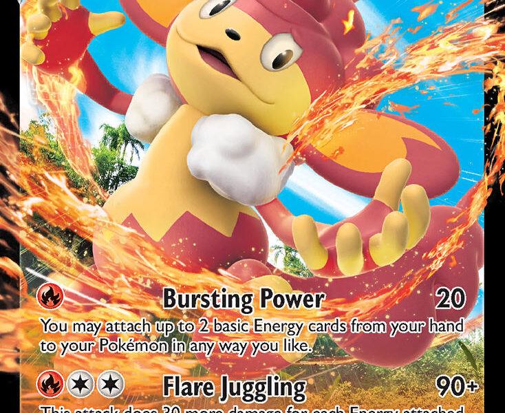 Simisear V Pokemon Kaart