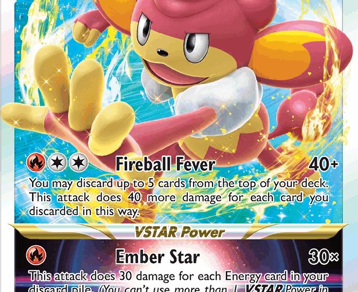 Simisear VSTAR Pokemon Kaart