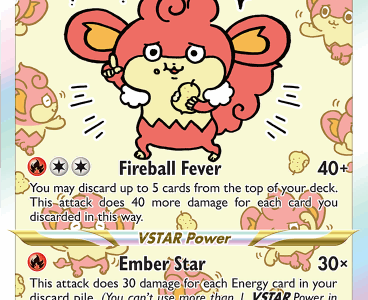 Simisear VSTAR Pokemon Kaart