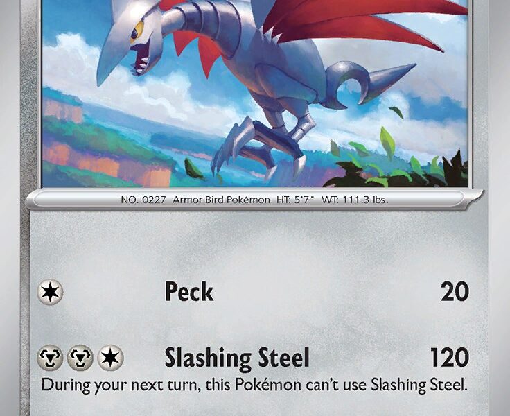 Skarmory Pokemon Kaart