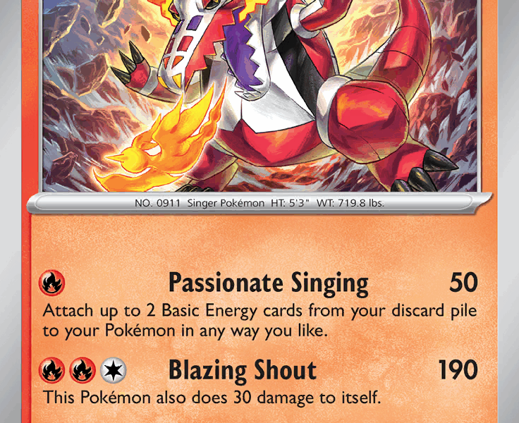 Skeledirge Pokemon Kaart