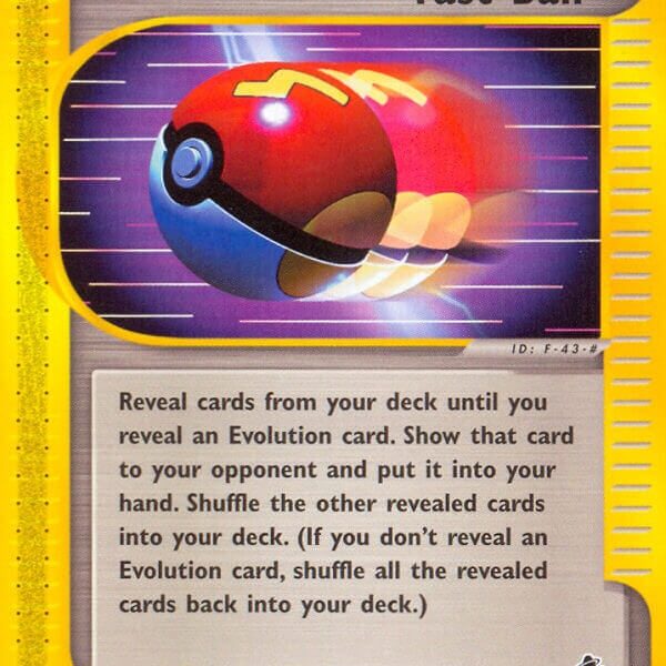 Fast Ball Pokemon Kaart