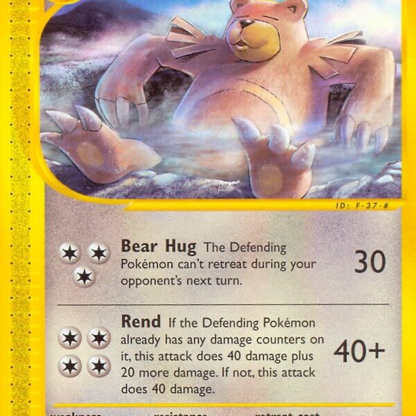Ursaring Pokemon Kaart