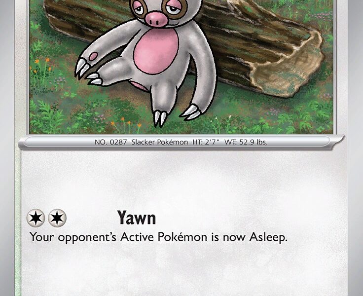 Slakoth Pokemon Kaart