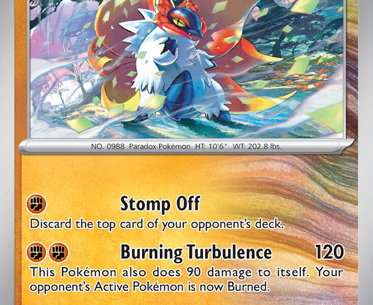 Slither Wing Pokemon Kaart