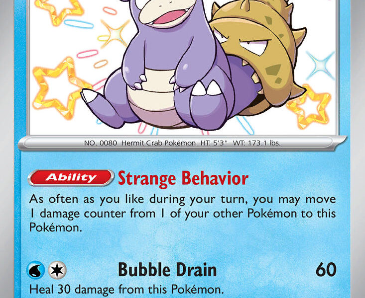 Slowbro Pokemon Kaart