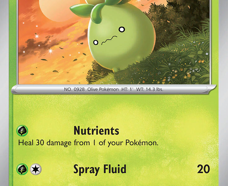 Smoliv Pokemon Kaart