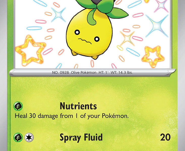 Smoliv Pokemon Kaart