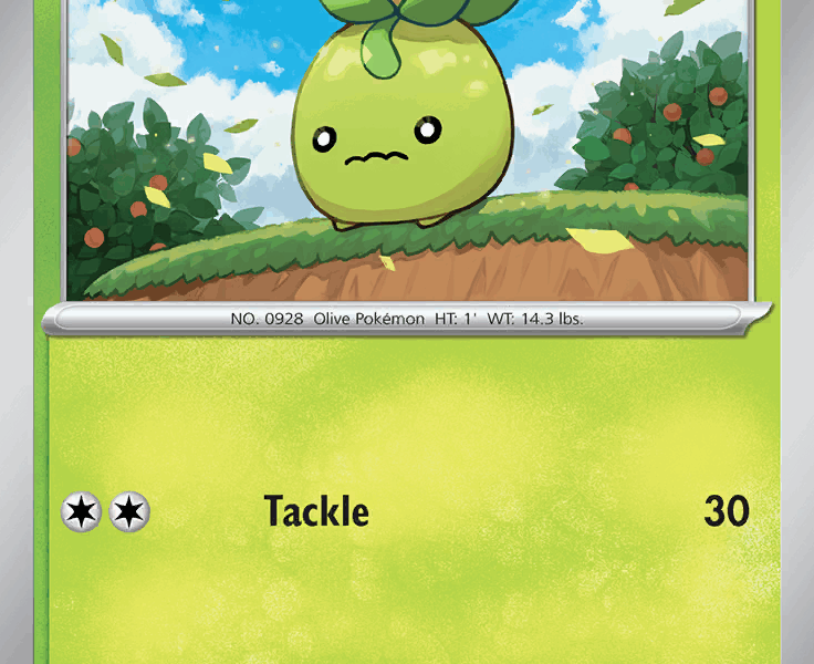 Smoliv Pokemon Kaart