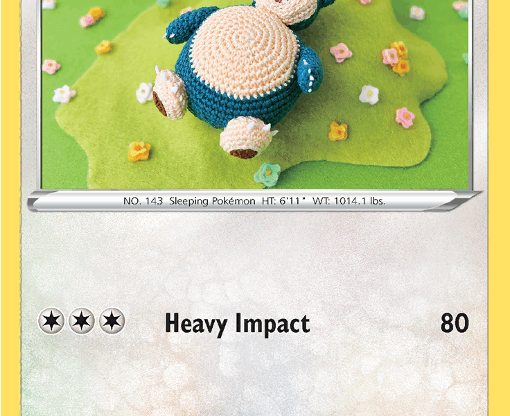 Snorlax Pokemon Kaart