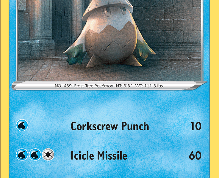 Snover Pokemon Kaart