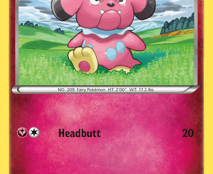 Snubbull Pokemon Kaart
