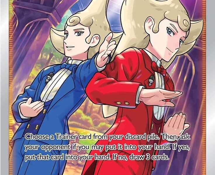 Sordward & Shielbert Pokemon Kaart