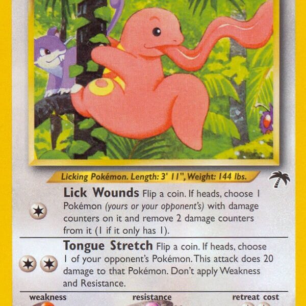 Lickitung Pokemon Kaart